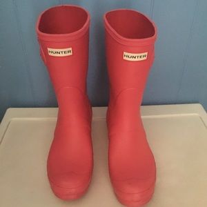 Hunter Rain boots (short mid calf)